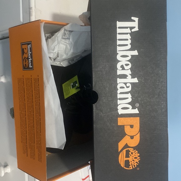 TIMBERLAND PRO STEEL TOE WATERPROOF BOOTS SIZE 9.5 U.S. NWT Brand New - Picture 5 of 6